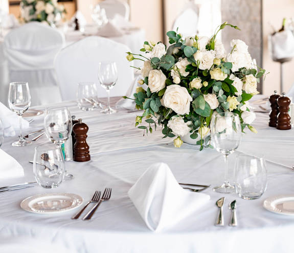 Miraggio Thermal Spa Resort wedding table decorations