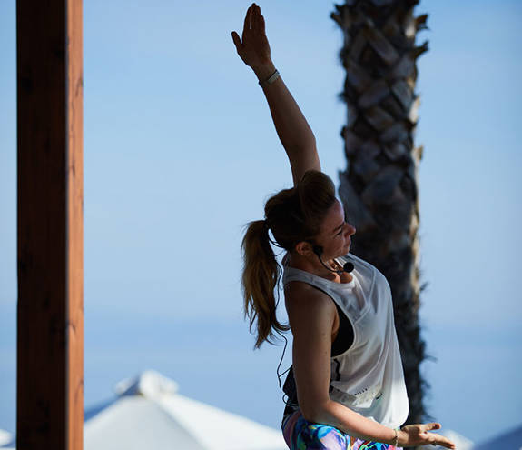 Miraggio yoga instructor doing exercises
