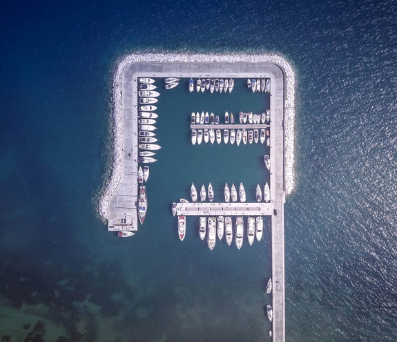 Miraggio Thermal Spa Resort marina top-down