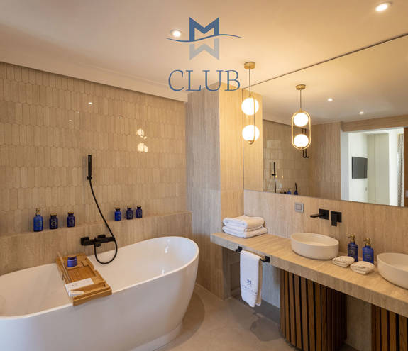 Miraggio Sea View Private Pool Suite bathroom