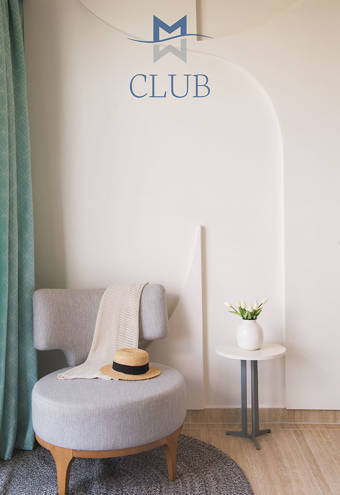 Sea View First Floor Suite chair and decorations
