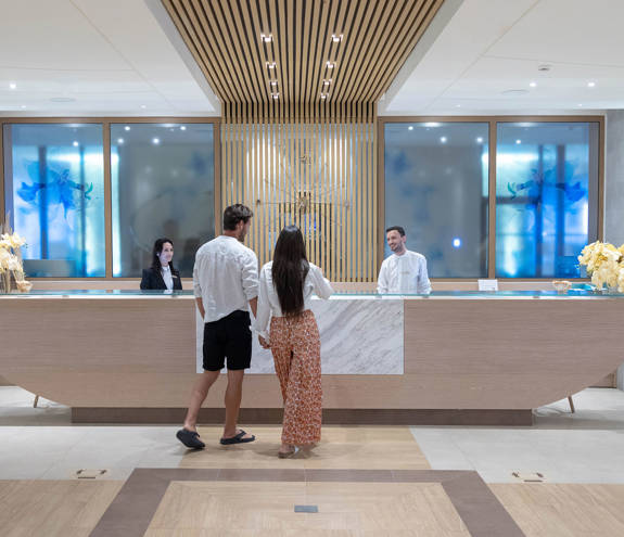 Myrthia Thermal Spa reception