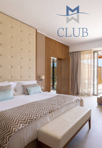 Club Sea View bed, sofa and chairs