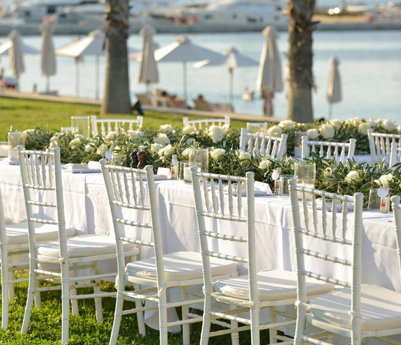 Miraggio Thermal Spa Resort wedding table chairs