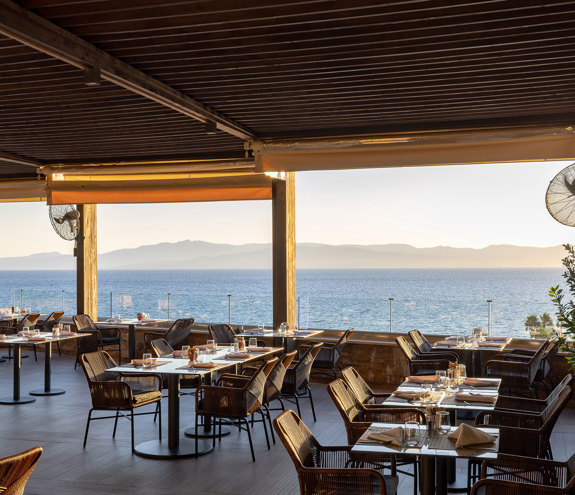 Elia Restaurant balcony area