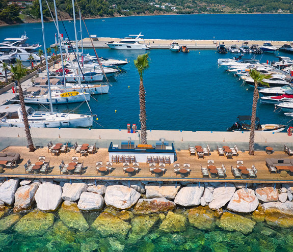 Mirage On The Rocks aerial photograph