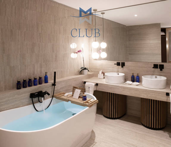 Miraggio Duplex Private Pool Suite bathroom